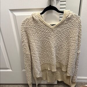 Pol V-Neck Hoodie Sweater